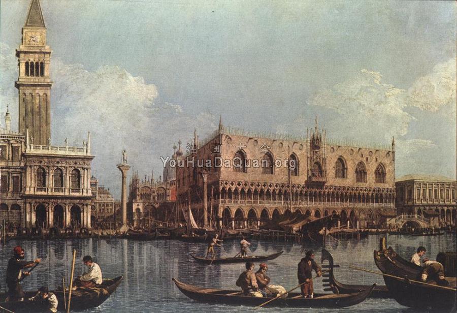 View of the Bacino di San Marco, St Mark's Basin - 卡纳莱托